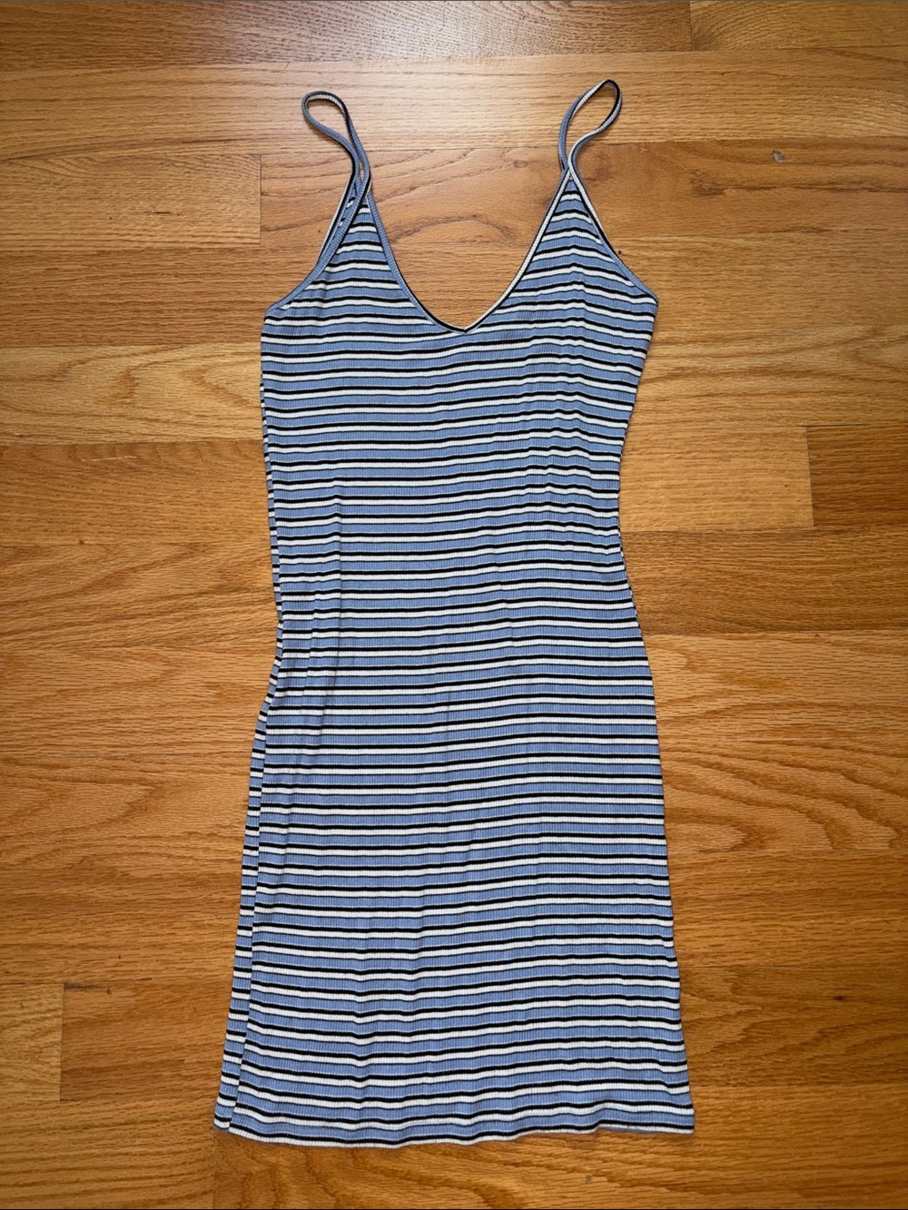 Forever 21 Blue and White Striped Mini Dress